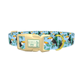 Tropical Toucan Dog Collar - plastic gold
