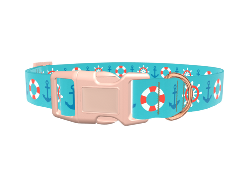 Nautical Anchor Dog Collar