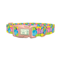 Bright Easter Egg Dog Collar - plastic rose gold