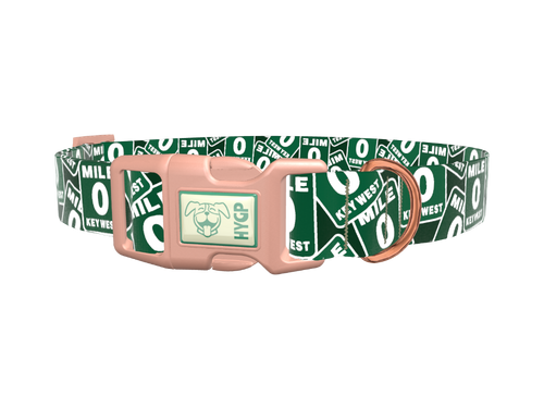 Key West Road Sign Dog Collar