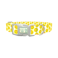 Heart Eyes Smiley Dog Collar - plastic silver