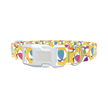 Beach Ball Dog Collar - plastic rose gold