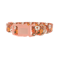 Autumn Floral Dog Collar - plastic rose gold