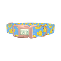 Yellow Duck Dog Collar - plastic rose gold
