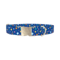 Starry Sky Dog Collar - metal silver