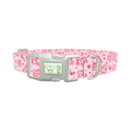 Christmas Holiday Dog Collar - plastic silver