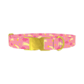 Comet Cloud Dog Collar - metal gold