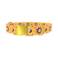 Mystical Sun and Moon Dog Collar - metal rose gold
