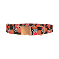 Basketball Court Dog Collar - metal rose gold
