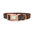 Halloween Floral Moon Dog Collar - plastic rose gold