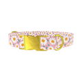 Pink Chamomile Dog Collar - Thumbnail 1