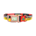 Key West Buoy Dog Collar - plastic gold