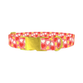 Sweetheart Pattern Dog Collar - metal gold