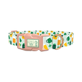 St. Patrick's Day Cheers Dog Collar - plastic rose gold
