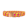 Gold Chain Dog Collar - metal rose gold