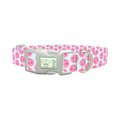 Heart Smile Emoji Dog Collar - plastic silver