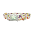 Autumn Bird Dog Collar - plastic silver