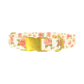 Floral Sweets Dog Collar - metal gold