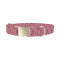 Western Cowboy Dog Collar - metal silver