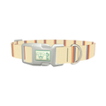 Hexagon Stripe 8870488211671 Dog Collar - plastic silver