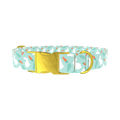 Carrot Bunny Dog Collar - metal gold