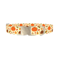 Thanksgiving Feast Dog Collar - metal silver