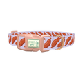 Playful Sausage Dog Collar - plastic rose gold