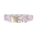 Cherry Blossom Dog Collar - metal silver