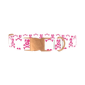 Pirate Dog Skull Dog Collar - metal rose gold