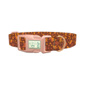 Autumn Foliage Dog Collar - plastic rose gold