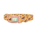 Western Desert Horse Dog Collar - plastic rose gold