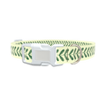 Geometric Leaf Dog Collar - plastic rose gold