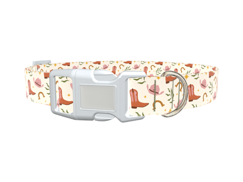 Western Hat Stars Dog Collar