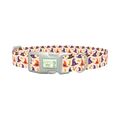 Halloween Witch Hat Dog Collar - plastic silver