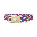 Fishing Bobber Dog Collar - plastic gold
