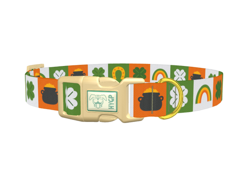 Rainbow Luck Dog Collar