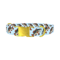 Bass Fish Dog Collar - metal gold