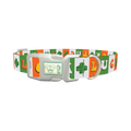 Lucky Clover Dog Collar - plastic silver