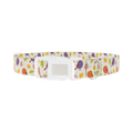 Autumn Bird Dog Collar - plastic silver