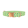 Four Leaf Clover Dog Collar - metal rose gold
