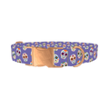 Calavera Skull Dog Collar - metal rose gold