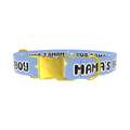 Mamas Boy Dog Collar - metal gold