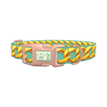 Gold Chain Pattern Dog Collar - plastic rose gold