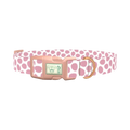 Pink Egg Pattern Dog Collar - plastic rose gold
