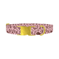 Mystical Nature Dog Collar - metal gold