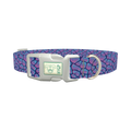 Geometric Animal Dog Collar - plastic silver