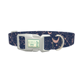 Cosmic Starry Night Dog Collar - plastic silver