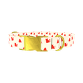 Christmas Cat Dog Collar - metal gold