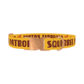 Yellow Squirrel Dog Collar - metal rose gold