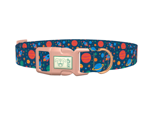 Space Adventure Dog Collar